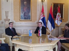 14 April 2022 The National Assembly Speaker in meeting with the Australian Ambassador to Serbia